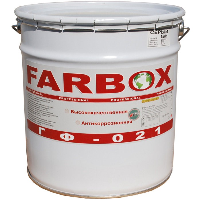 Грунтовка по металлу Farbox 20кг