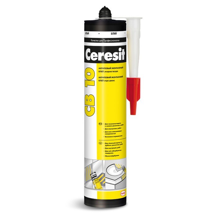 Монтажный клей Ceresit CB 10 400 г