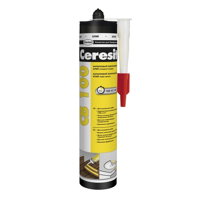 Монтажный клей Ceresit CB 100 400 г