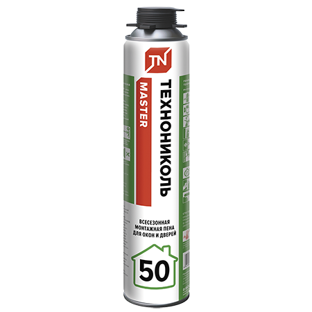 Пена монтажная профессиональная Технониколь Master 50 всесезонная 750 г