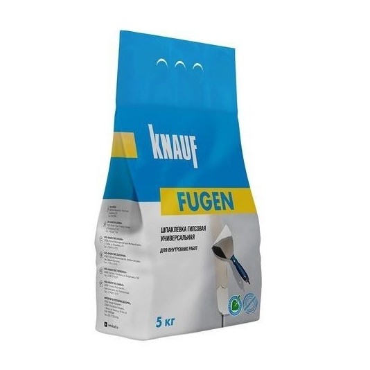 Шпатлевка гипсовая Knauf Фуген серая 5 кг