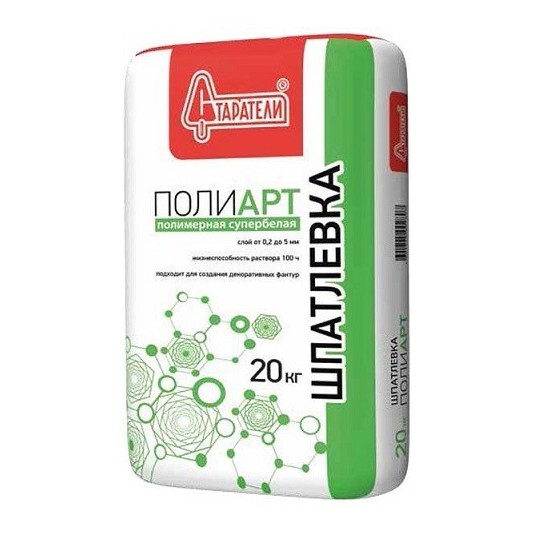Шпатлевка полимерная Старатели Полиарт 20 кг