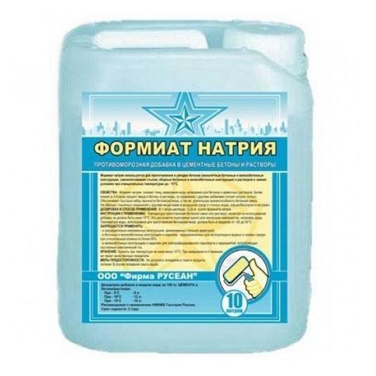 Формиат натрия Русеан 10 л