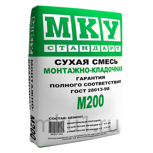 Сухая смесь М200 МКУ монтажно-кладочная 40кг