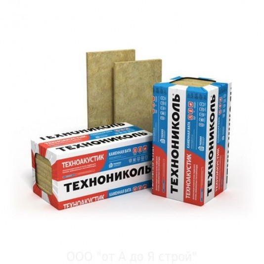 Базальтовая вата Технониколь Техноакустик 1200х600х50 мм 12 плит в упаковке