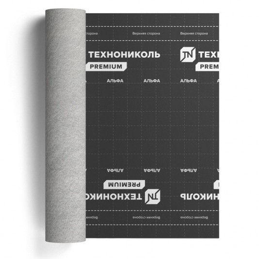 Гидро-ветрозащитная мембрана Технониколь Альфа Топ диффузионная