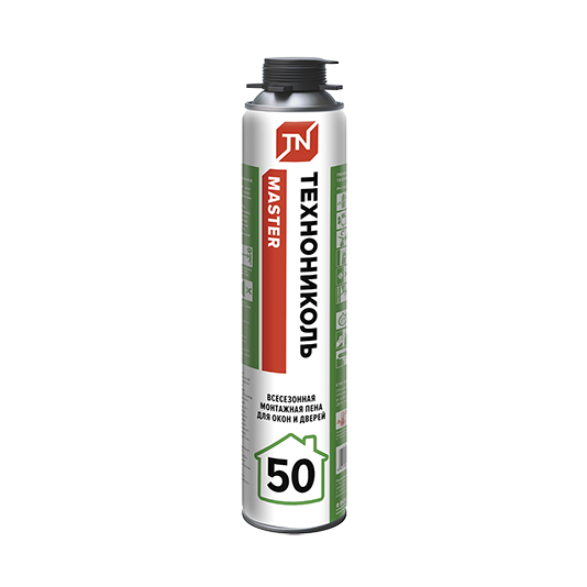 Пена монтажная профессиональная Технониколь Master 50 всесезонная 750 г