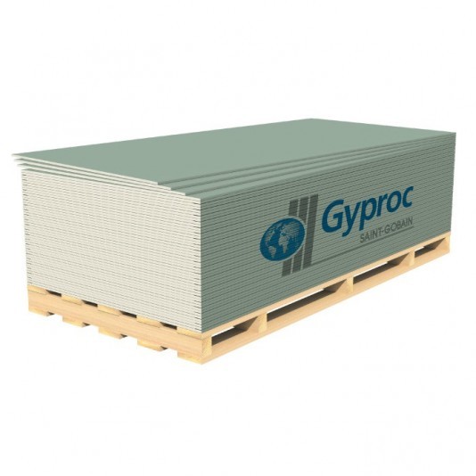 Гипсокартон (ГКЛ) Gyproc Аква Лайт 2500х1200х9,5 мм